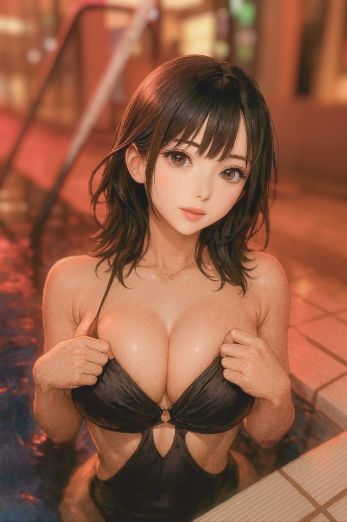 ナイトプール 女子