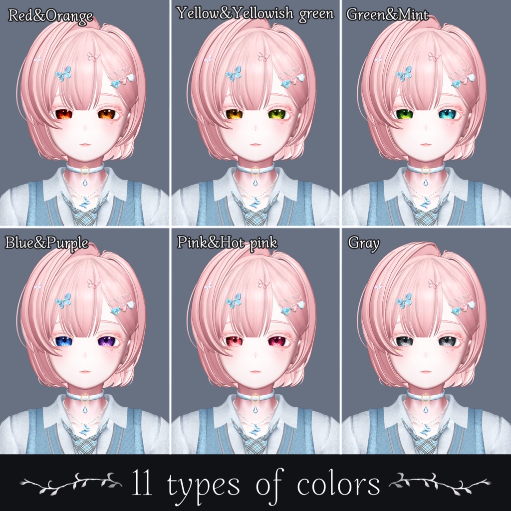 【7 Avatars】Daily Eye Texture