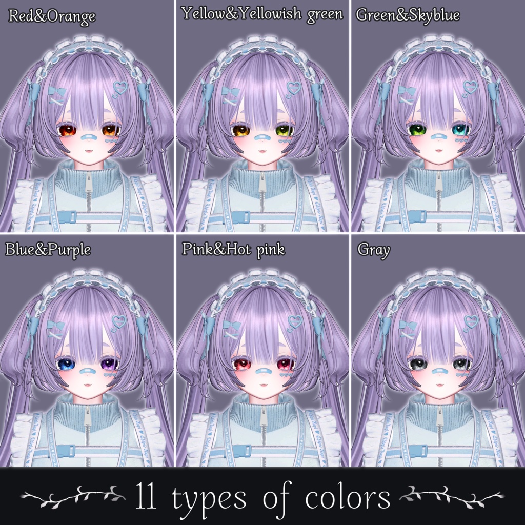 【7 Avatars】Daily Eye Texture