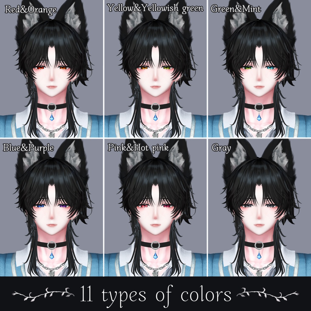 【7 Avatars】Daily Eye Texture