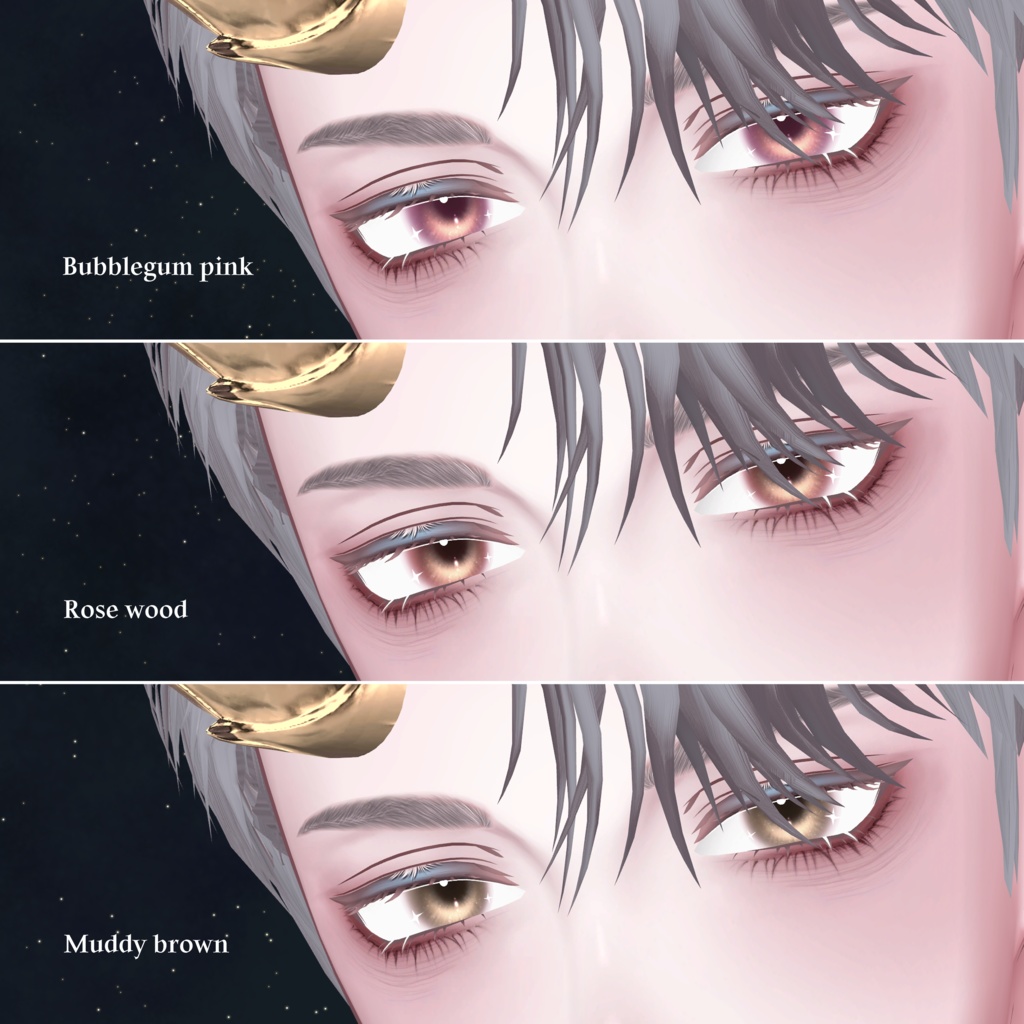 【15アバター対応】 Crecent drop Eye texture