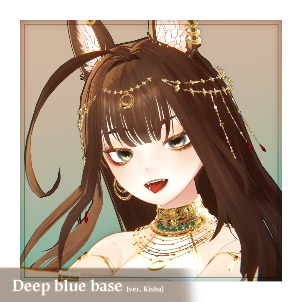 【15アバター対応】 Crecent drop Eye texture