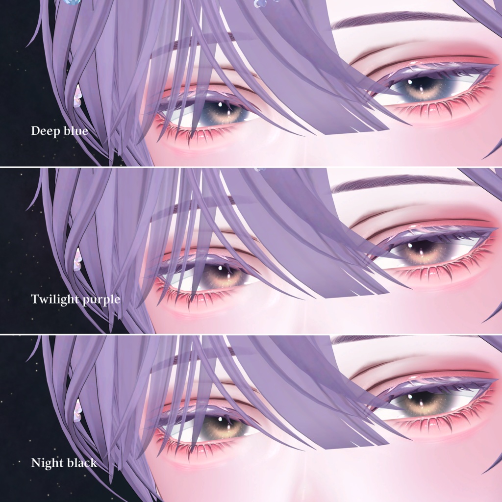 【15アバター対応】 Crecent drop Eye texture