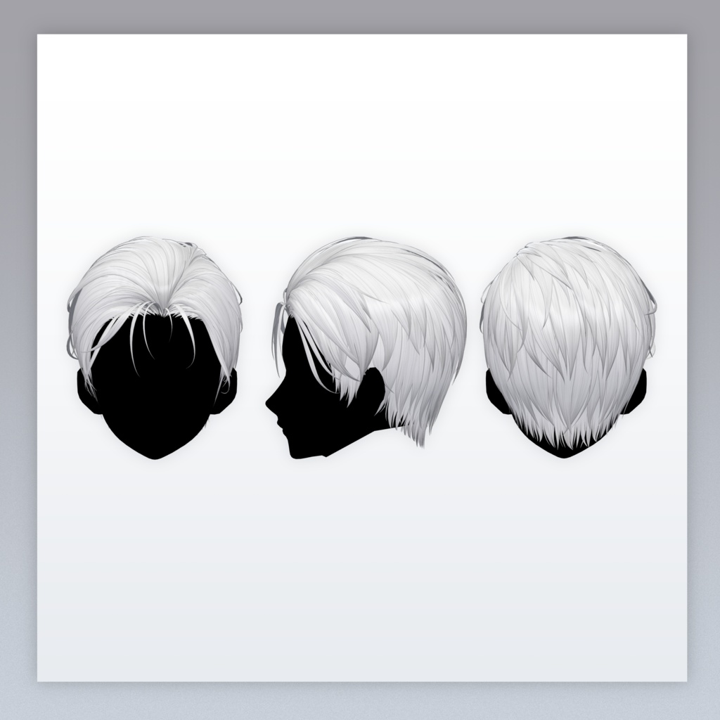 【3 avatars】Wilt Pomade Hair