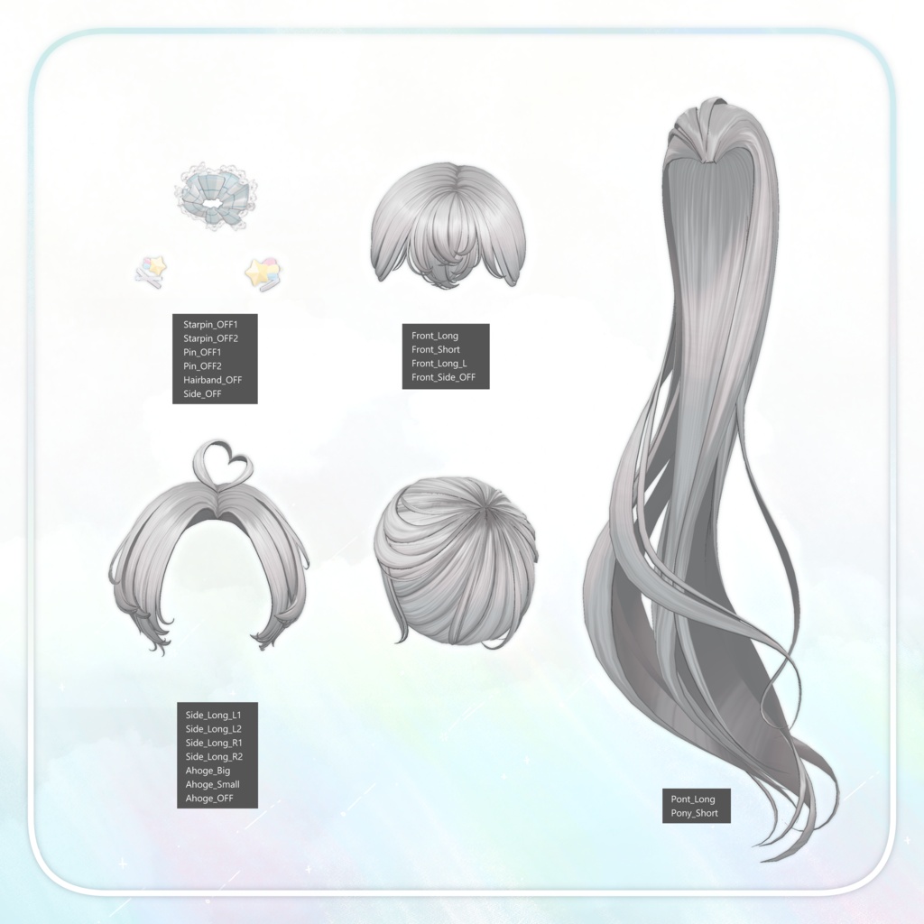 【17 avartars】‧₊̊ Fluffy Dream Hair°₊‧