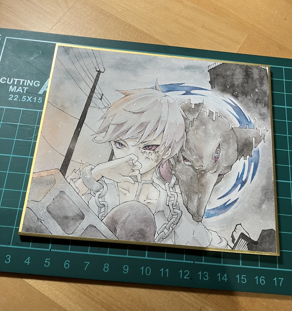 【たたかう】手描きイラスト