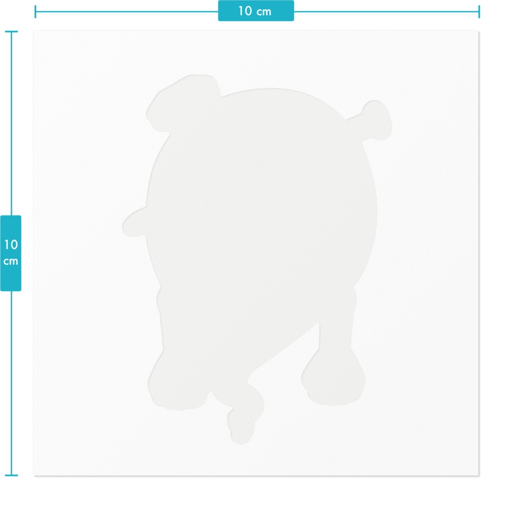 うちのおばけちゃん 青 ステッカー