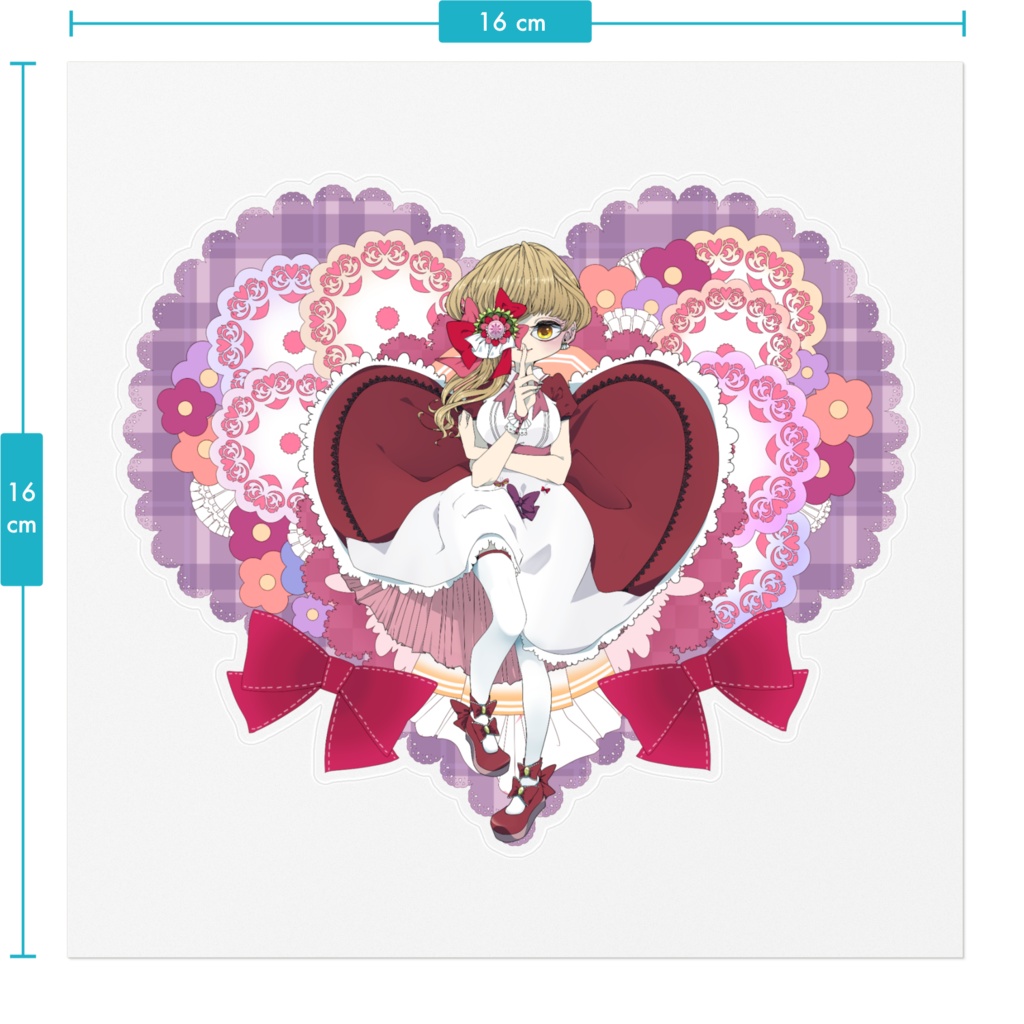 ハートアリス ステッカー