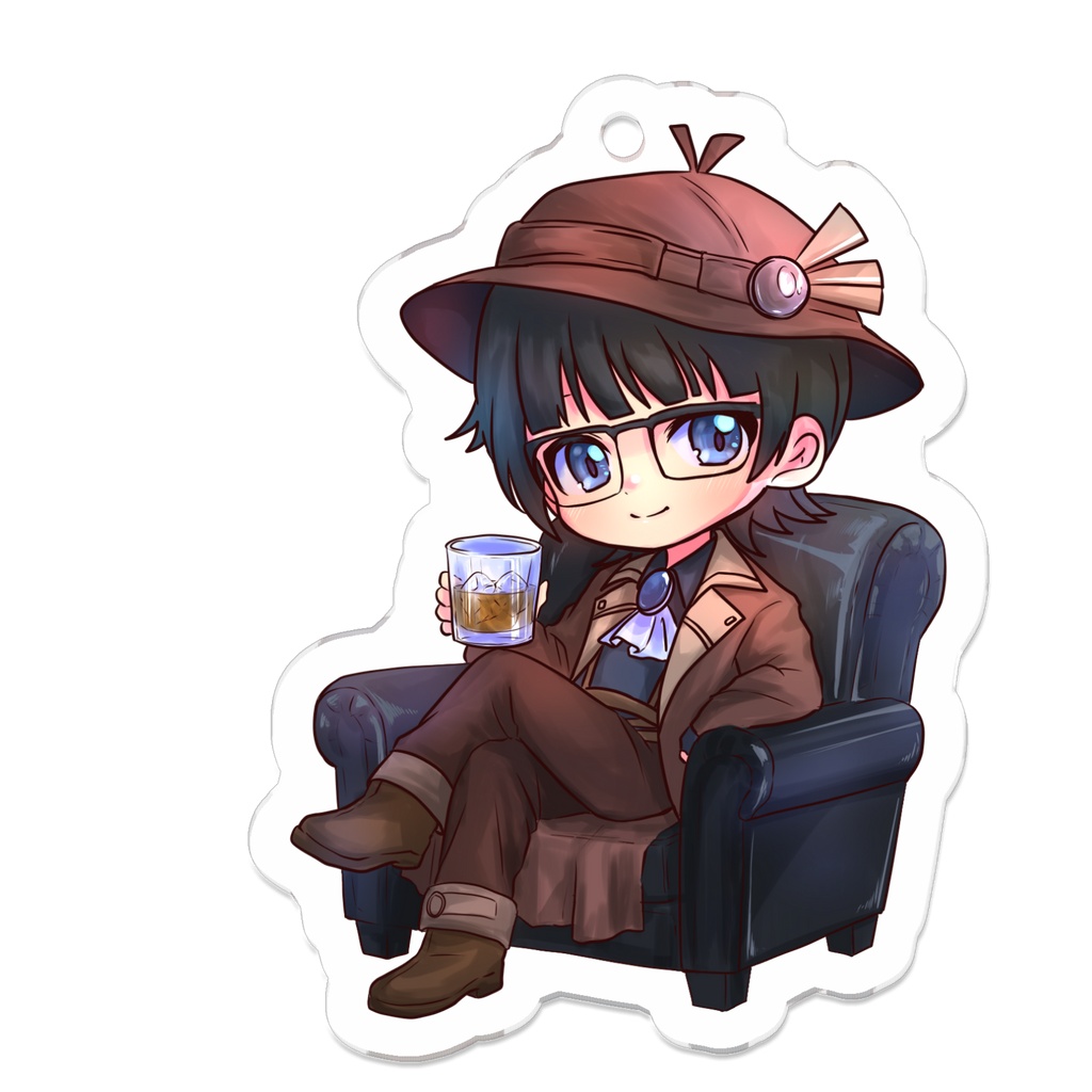 夜道ナイト　SDアクリルキーホルダー