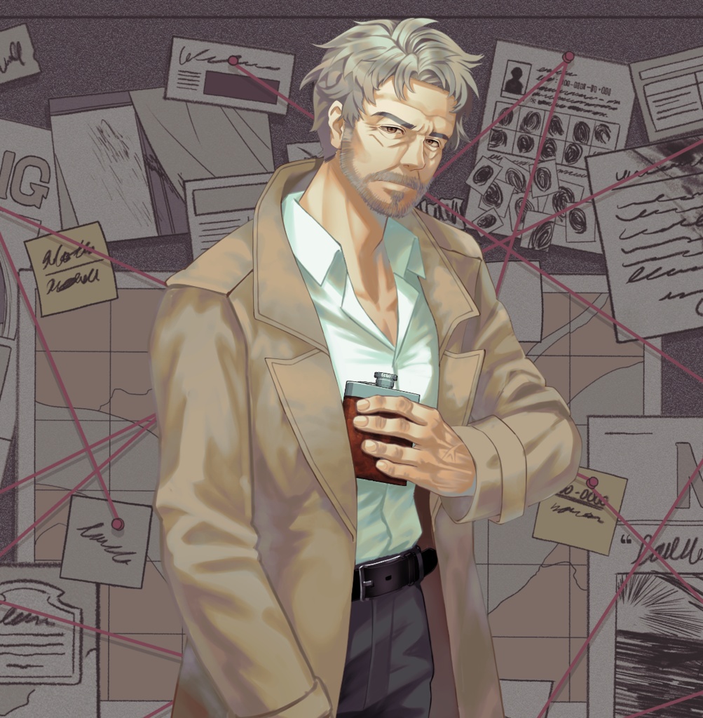 【立ち絵】老年の刑事【上半身】