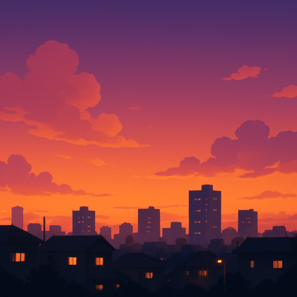 【著作権フリーBGM】Magic Hour|夕暮れの空を描く、穏やかで切ないエレクトロニカ(ループ対応)