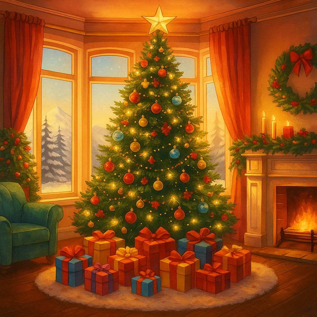 【著作権フリーBGM】Sweet Evergreen｜きらめくベルの穏やかなクリスマスインスト(ループ対応)