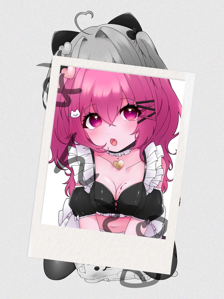 絵柄差分4種 本物のプリントチェキ