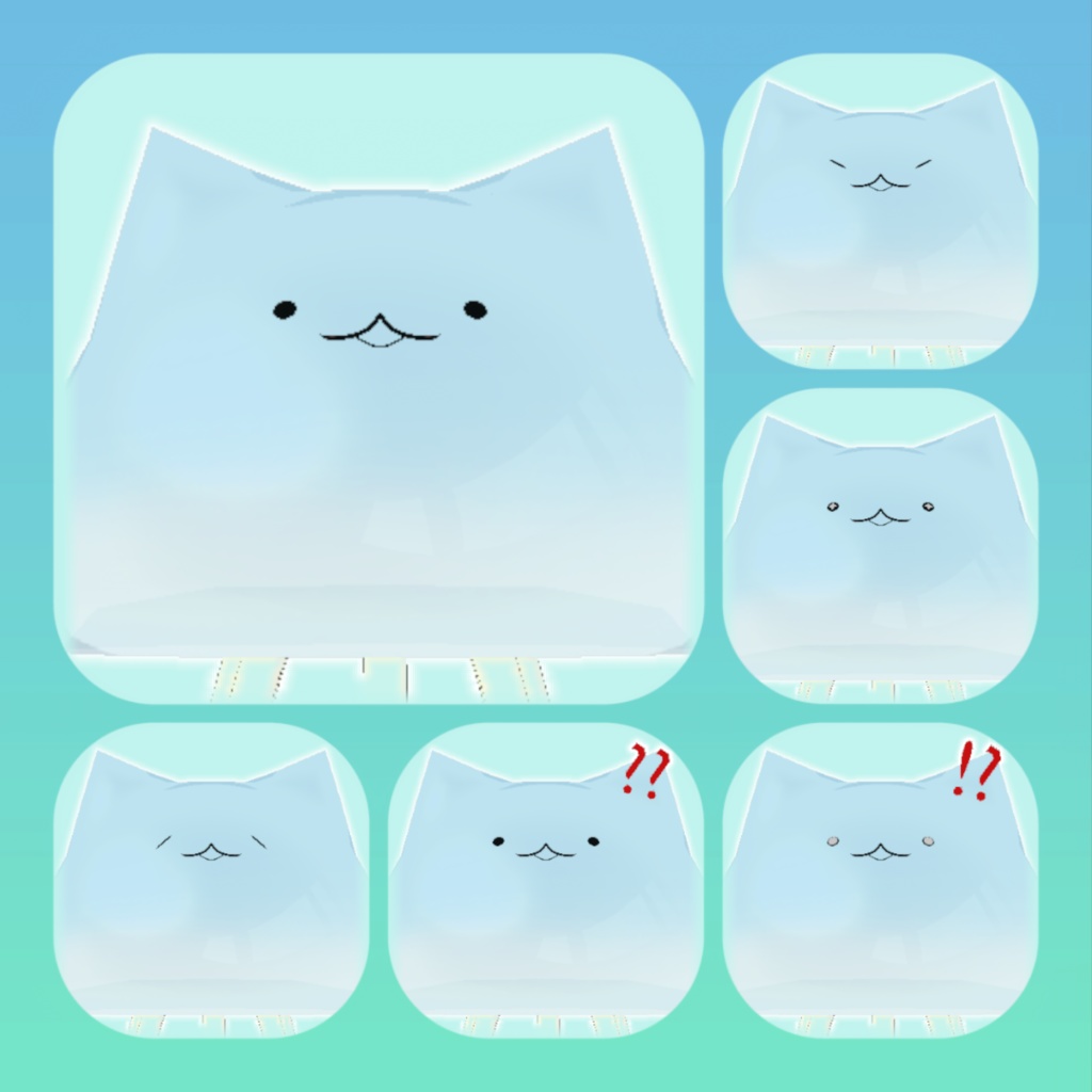 オリジナル3Dアバター[くらげねこ] - 海野藻屑亭 - 2/6