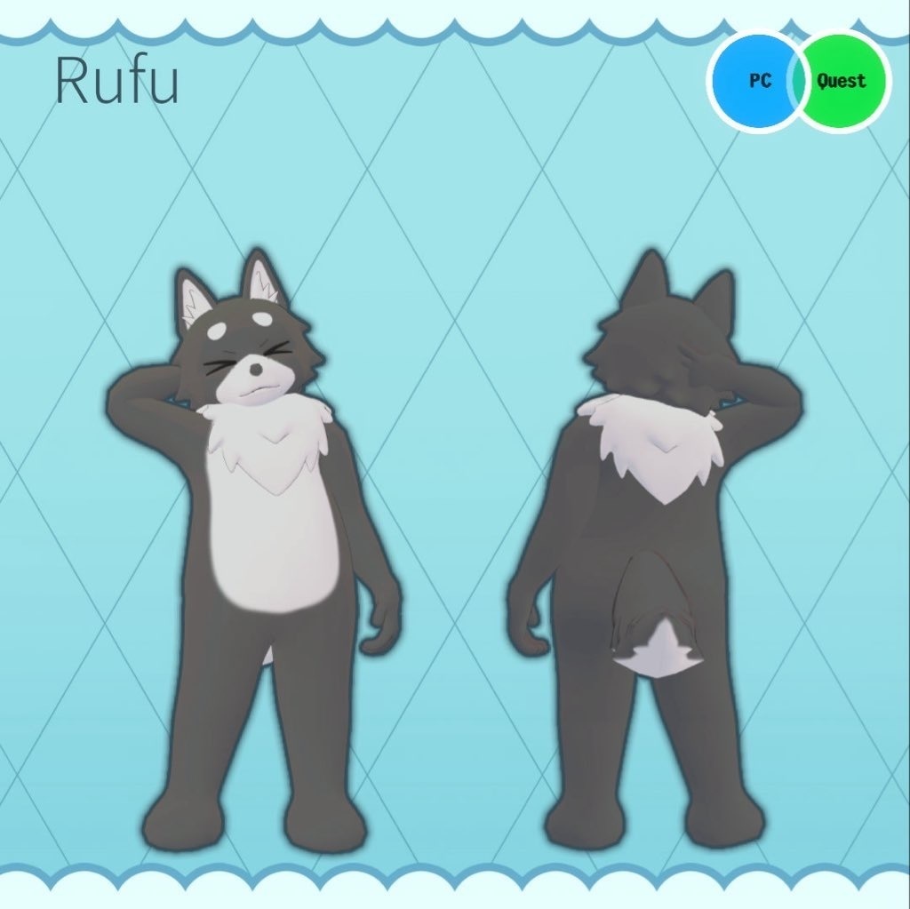 オリジナル3Dアバター[ Rufu-ルフ- ] - 海野藻屑亭 - 2/4