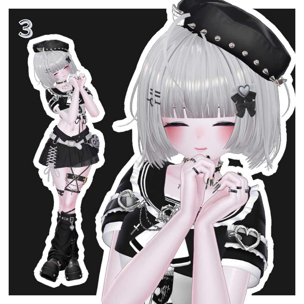 【Sio専用】FaceAnimation+Pose+Blendshape
