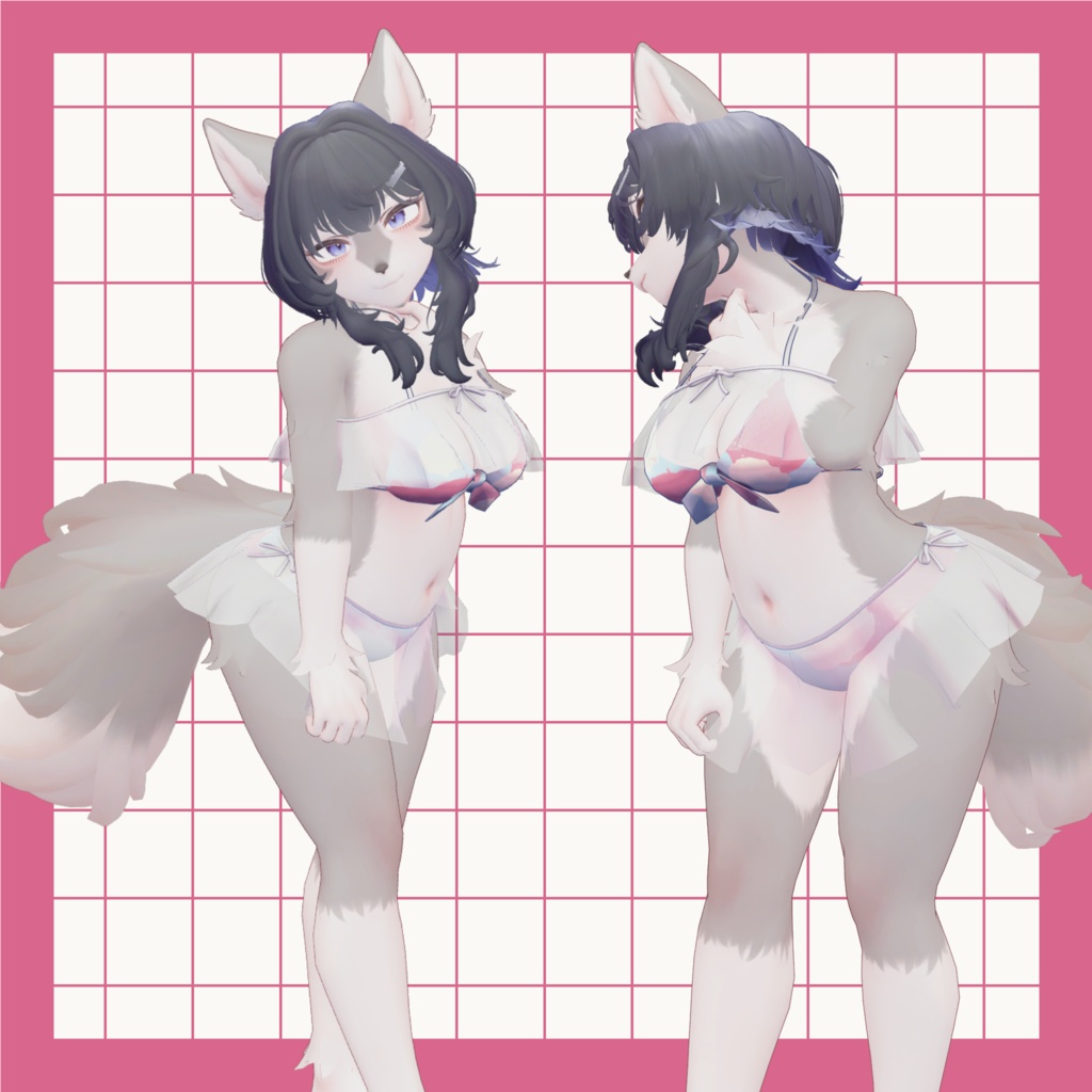 【ルルネ&うるふだ対応】サマービキニ