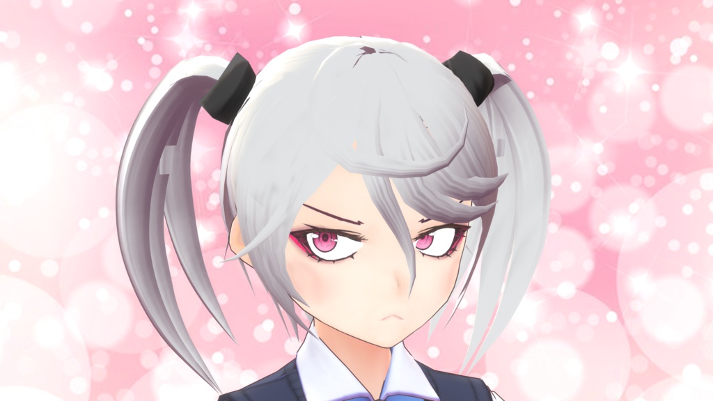 【VRoid顔】目力強め女の子パーツ & 設定値