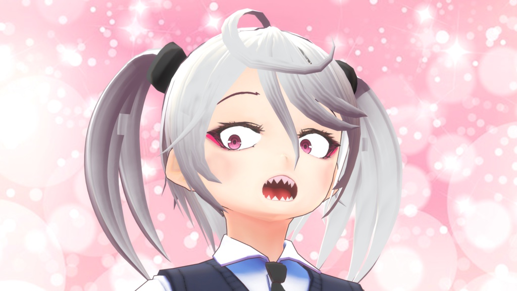 【VRoid顔】目力強め女の子パーツ & 設定値