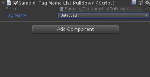 ［UnityEditor拡張］TagNameListPulldown