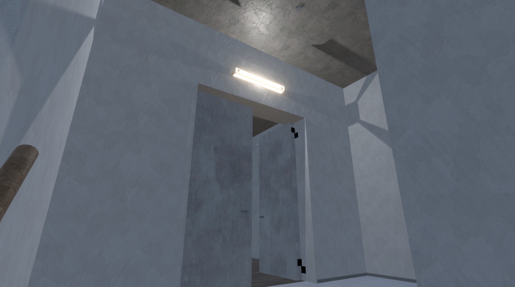 ビルの階段のワールド