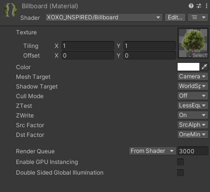BillboardShader - 常にカメラかライトを向く