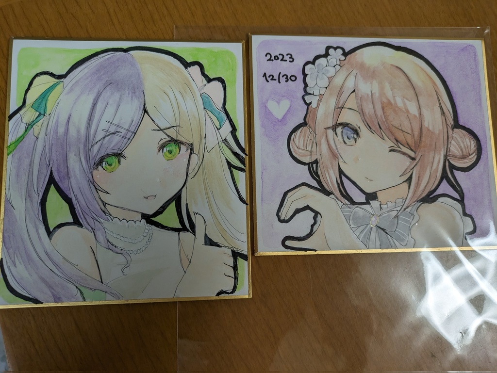 オーダー色紙