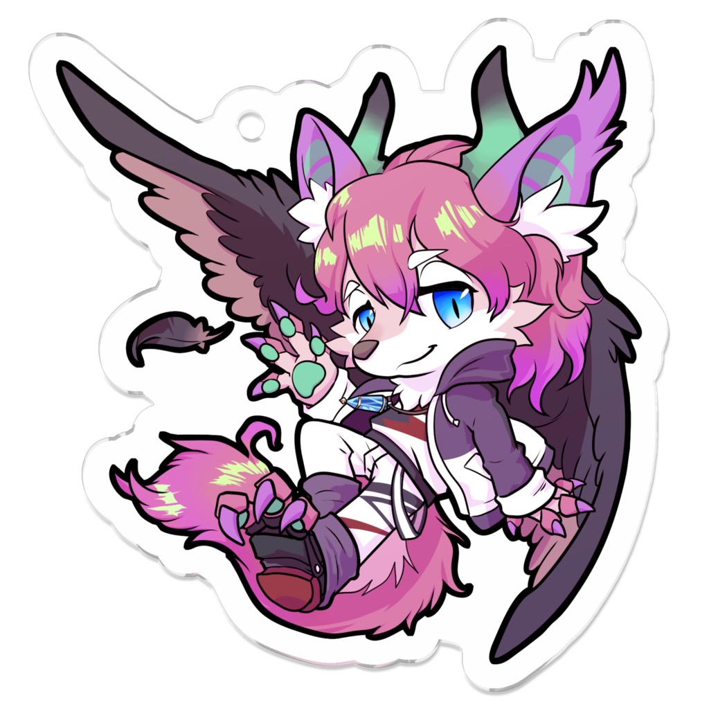 桜雅イルク キーホルダー[C]  Art by GW