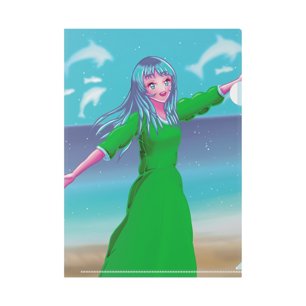 【蒼池璃沙】海風のシンフォニー クリアファイル