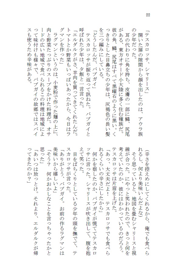 5.時神の指 (白魔道士×黒魔道士小説本)