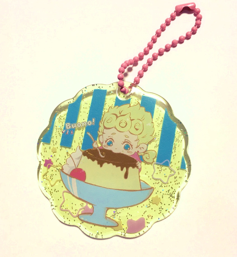 【ジョルノ】キラキララメPVCキーホルダー