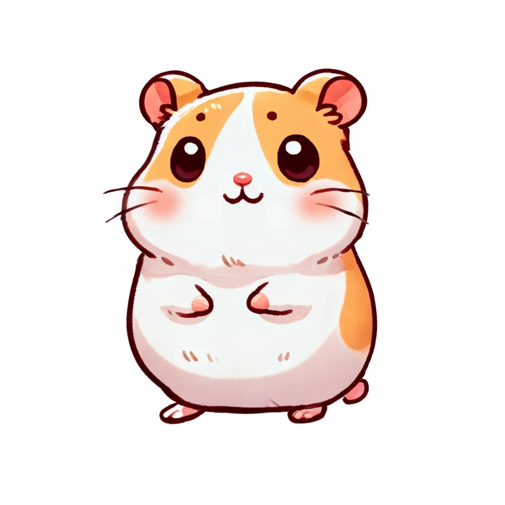 【Live2D汎用モデル】ハムスター