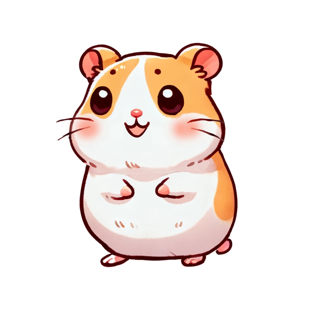 【Live2D汎用モデル】ハムスター