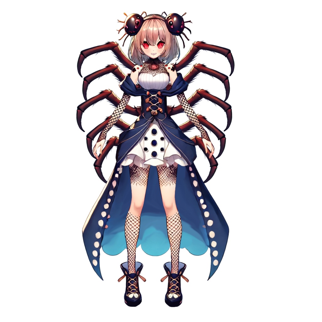 【Live2D汎用モデル】蜘蛛娘