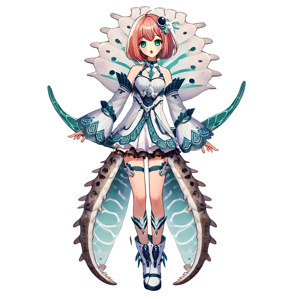 【Live2D汎用モデル】アノマロカリス娘