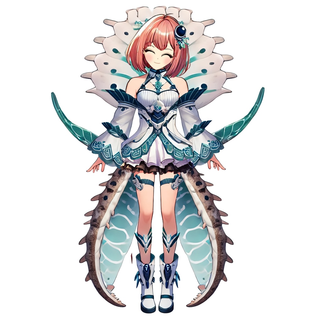 【Live2D汎用モデル】アノマロカリス娘