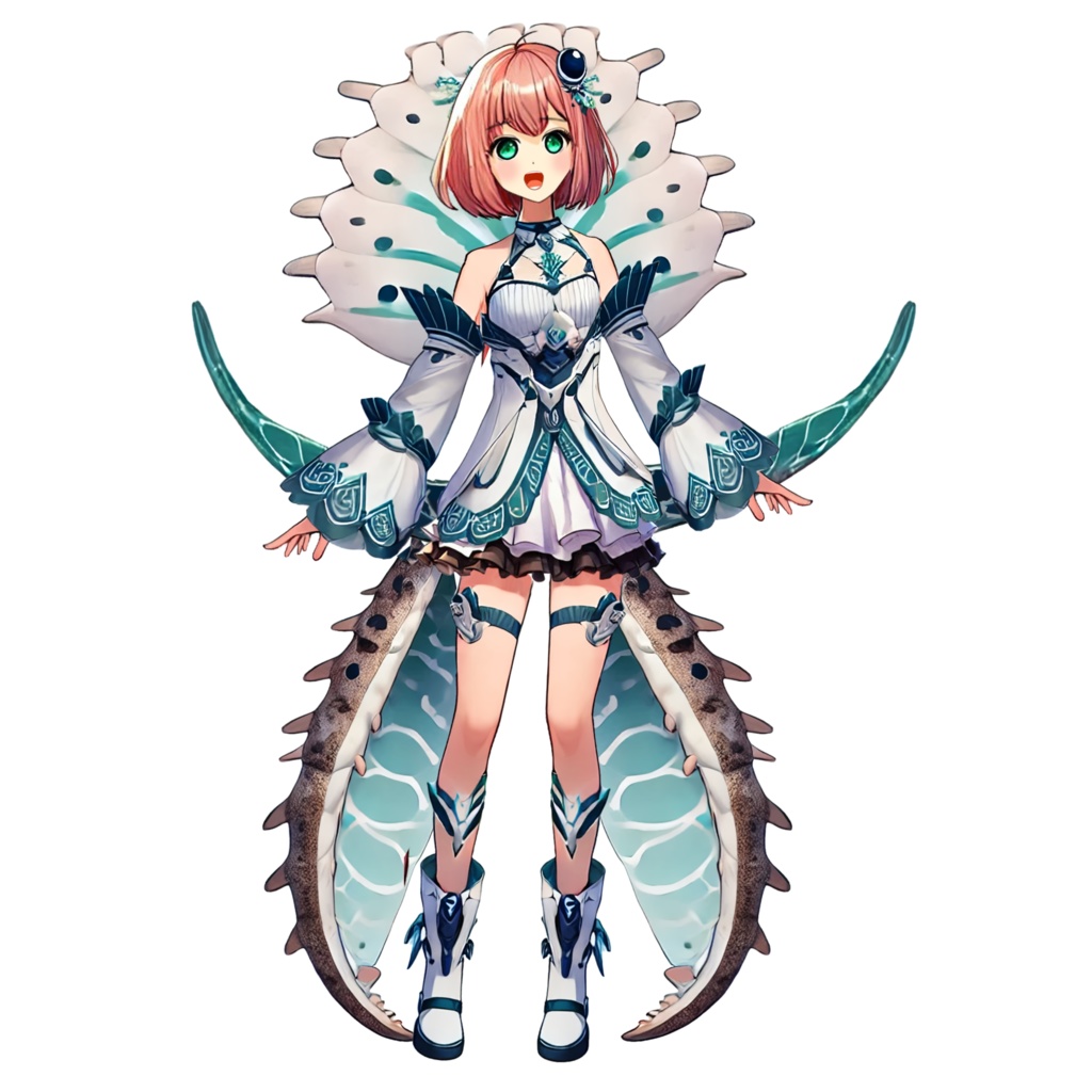 【Live2D汎用モデル】アノマロカリス娘