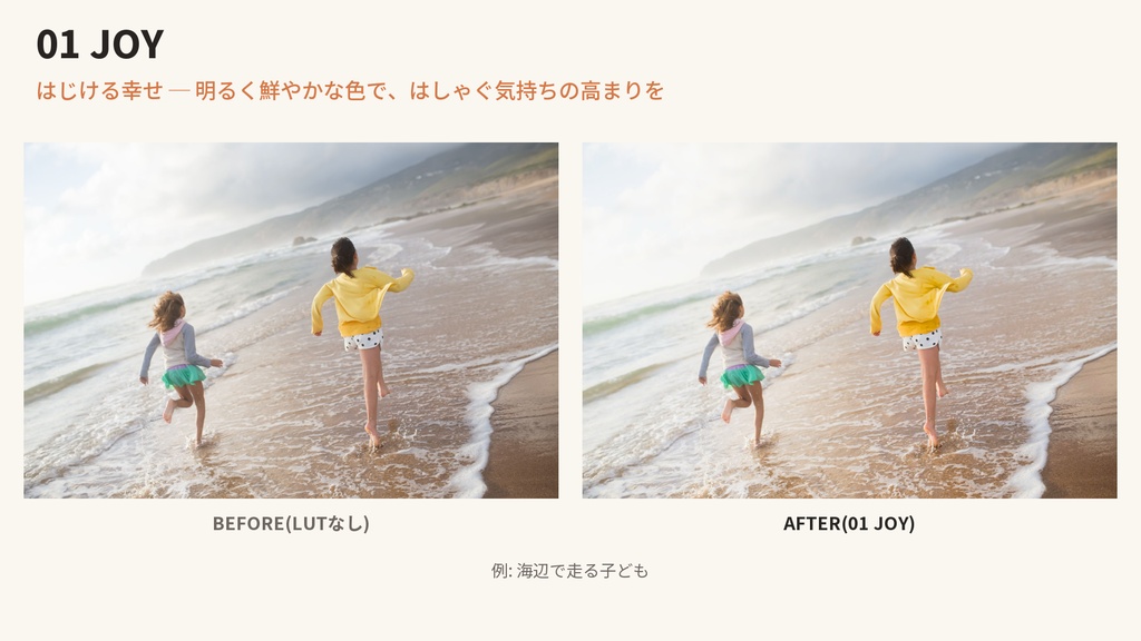 HAPPINESS|“どんな幸せ”から選ぶ Creative LUT 5種|Rec.709・.cube
