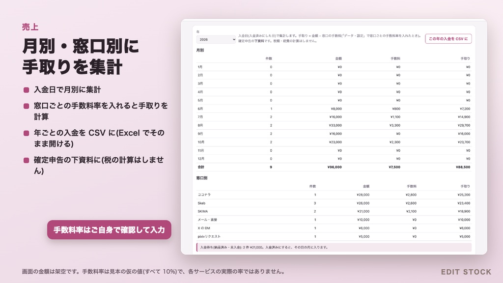 依頼ボード|Skeb・ココナラ・DMの依頼をまとめて管理|コミッションの進み・納期・入金・受付枠|受付状況の画像を自動作成|ブラウザで動く|無料版あり