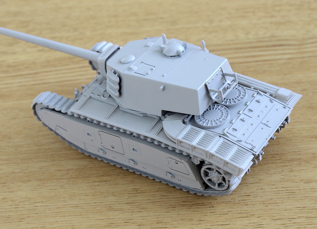 1/72 フランス重戦車 ARL44 3Dレジンキット