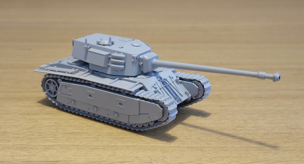 1/72 フランス重戦車 ARL44 3Dレジンキット