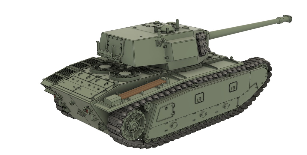 1/72 フランス重戦車 ARL44 3Dレジンキット