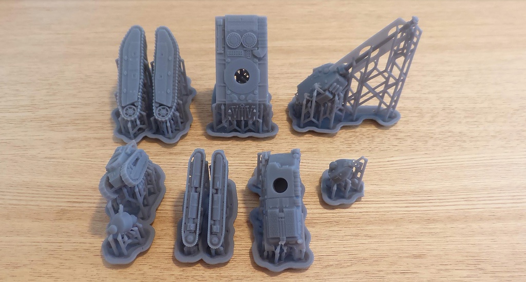 1/144 フランス戦車3輌セット 3D出力レジンキット