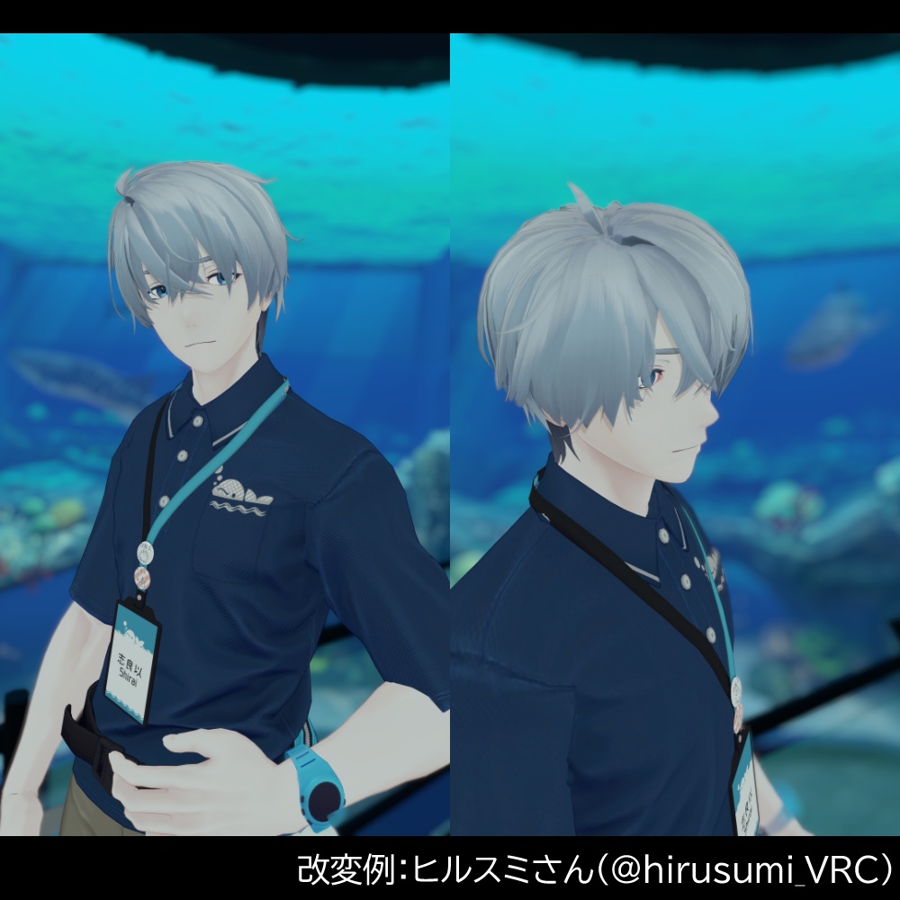 ナチュラルマッシュヘアー【志良以・マヌカ・シフォン・ハオラン対応】#Crowatu_Shop