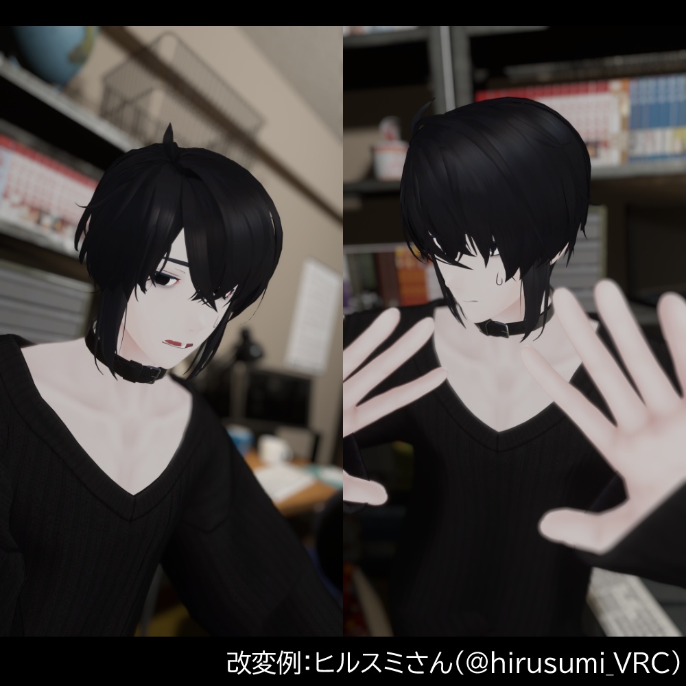 ナチュラルマッシュヘアー【志良以・マヌカ・シフォン・ハオラン対応】#Crowatu_Shop