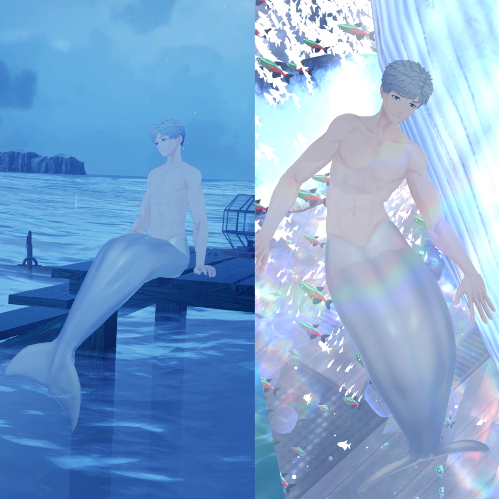 【5アバター対応】イルカテール #Crowatu_Shop