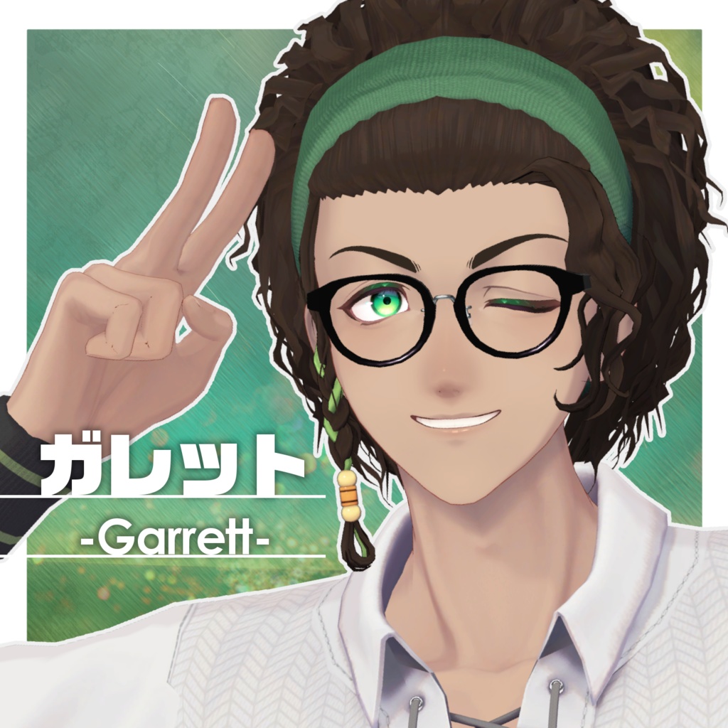 【オリジナル3Dアバター】Garrett-ガレット- #Crowatu_Shop