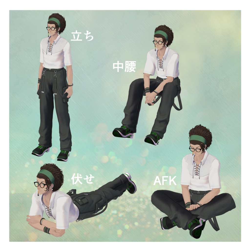 【オリジナル3Dアバター】Garrett-ガレット- #Crowatu_Shop