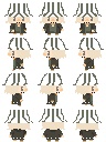 pictSQUARE用アバター 喜助3種