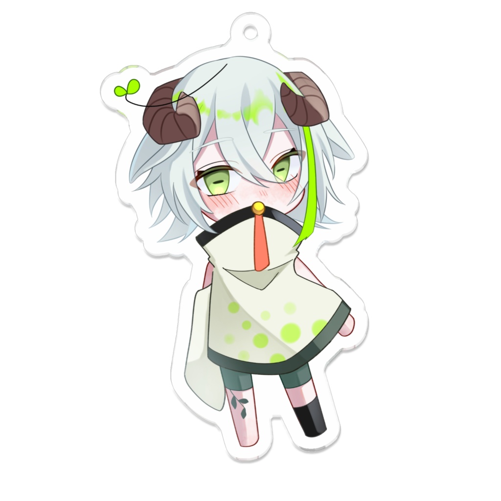 【非公式】ﾜｷｭ卓アクリルキーホルダー 双子葉類